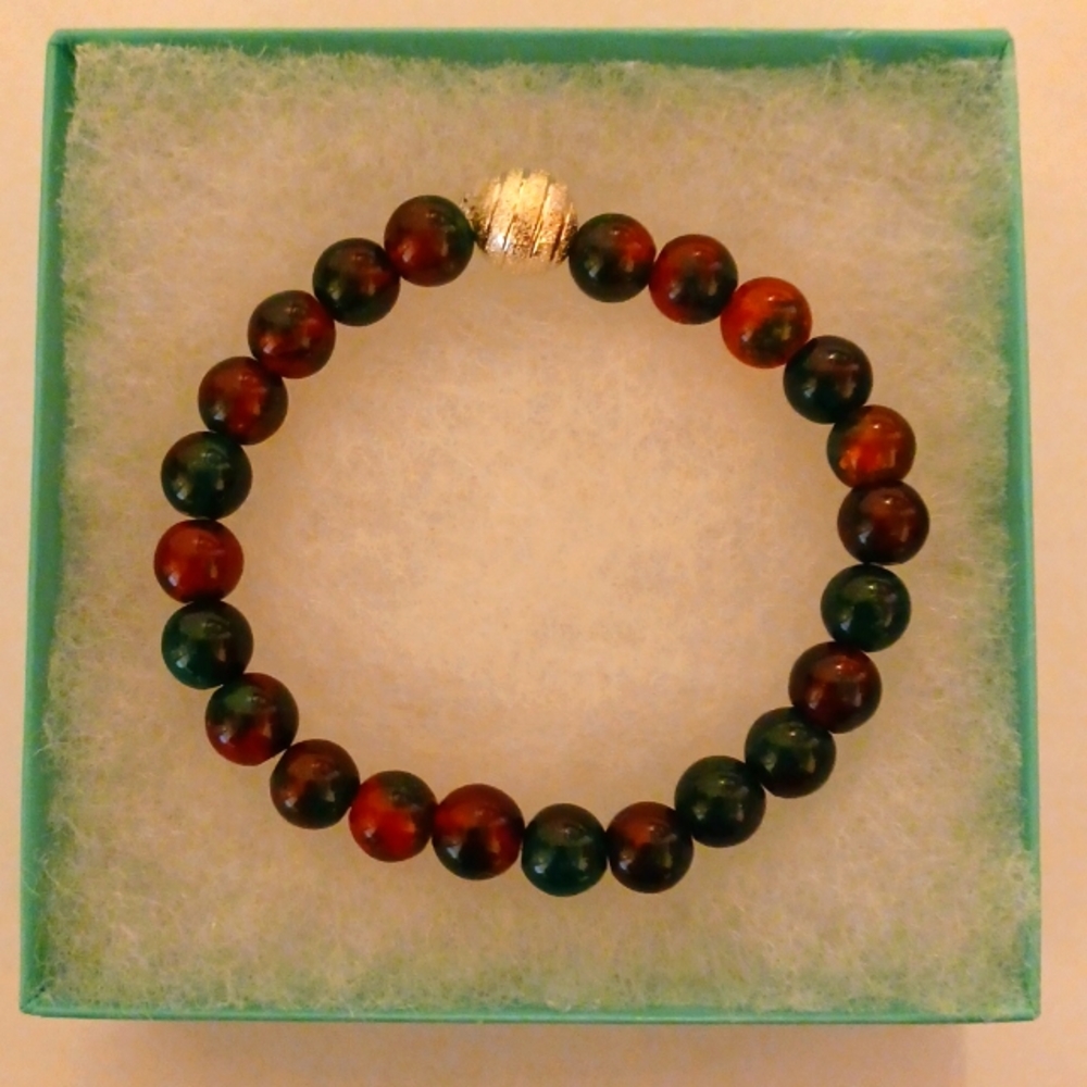 🔥CLEARANCE! Sangria Malaysian Jade Stone Bracelet